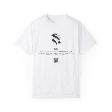 MH Sabr Unisex White Garment-Dyed T-shirt