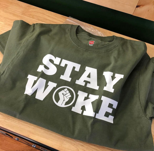 MH Stay Woke Unisex Garment-Dyed T-shirt